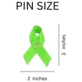 thumbnail image 3 of Satin Non-Hodgkin's Lymphoma Awareness Ribbon Pins, 3 of 4