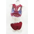 thumbnail image 2 of SO Burgundy Lace Crochet 2-Piece Bikini Top & Bottom Set Juniors' Women's XL, 2 of 6