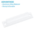thumbnail image 3 of Uxcell Window Sash Lift Handle 3", Aluminum Alloy Finger Pulls Hole Center Drawer Push Pull Handle, White 2 Pcs, 3 of 6
