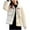 Beige, variant on Zip up Hoodie Women, Winter Coats for Women, Coats for Women Solid Color Velvet Sweater Jacket Fall Coats Casual