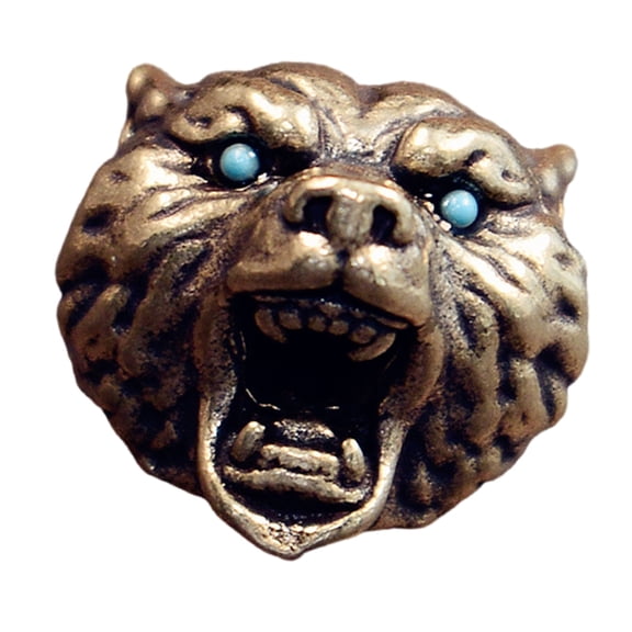 ROZYARD Leopard Head Pendant for Necklaces Jewelry and Paracord Projects Lanyard