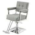 thumbnail image 3 of BarberPub Styling Barber Chair, Hydraulic Pump Swivel Salon Chair, 3 of 10