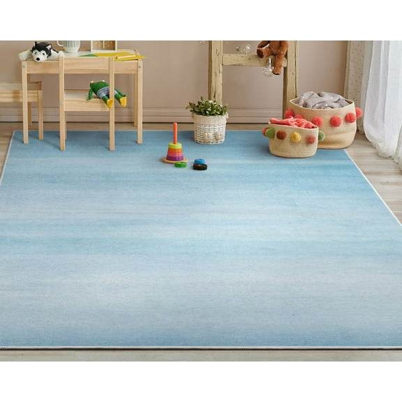 Well Woven Nightfall Blue 3'3" x 5' Apollo Kids Collection Area Rug