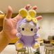 thumbnail image 1 of Sanrio-llaveros de felpa de dibujos animados para niños, bonitos muñecos de peluche de Anime, Hello Kitty, Kuromi, llavero, bolsa, colgante, accesorios, juguetes, regalo Fivean unisex, 1 of 2