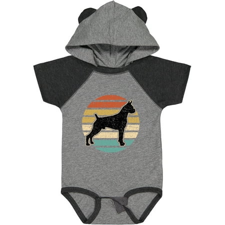 

Inktastic Boxer Dog Vintage Silhouette Gift Baby Boy or Baby Girl Bodysuit