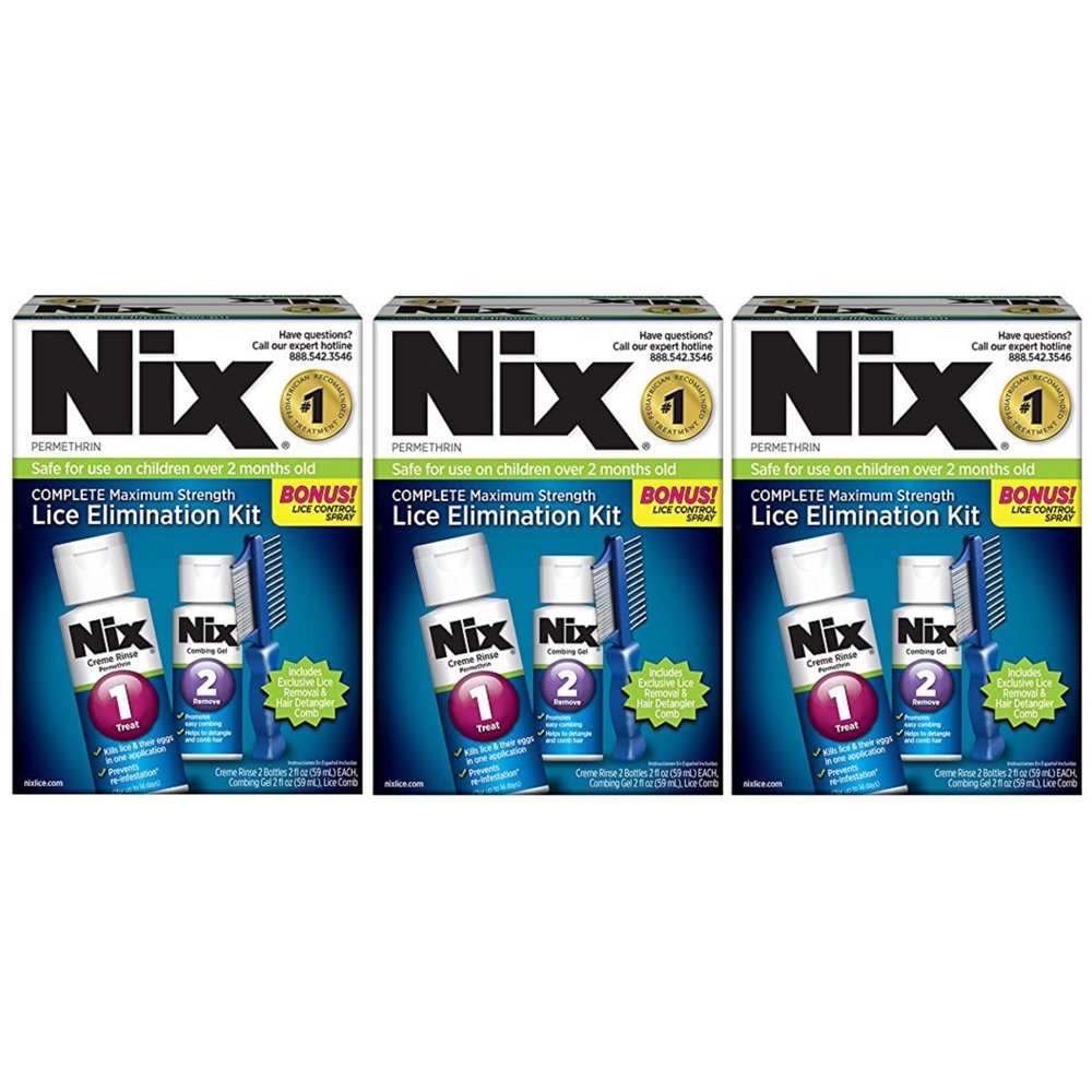 Nix Complete Lice Treatment Kit (Pack of 3)