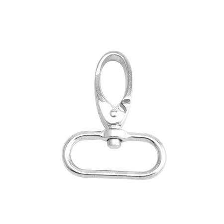 

Fenggtonqii Silvery 1.25 Inner Diameter Oval Ring Medium Olive Buckle Lobster Clasps Swivel Snap Hooks Pack of 25