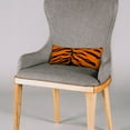 thumbnail image 4 of Everything Comfy Tiger Print Decorative Pillow, 16x6 Inch, Orange,, 4 of 4