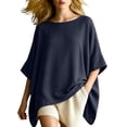 thumbnail image 2 of Bixock Women's Maternity Tops 3/4 Sleeve Pregnant Tops for Plus Size Women Crew Neck Blouse Soft Breathable Maternity Shirts Comfortable Maternity Clothings, 2 of 5