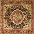 thumbnail image 1 of Ahgly Company Indoor Square Persian Brown Traditional Area Rugs, 6' Square, 1 of 4