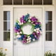 thumbnail image 3 of 40cm flor de artificial azul verano boda, 3 of 9