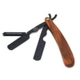 thumbnail image 4 of Professional Wooden Handle Straight Edge Razor - For Barbers and  Salons By XPERSIS PRO Plus 100 Derby Blades, 4 of 5