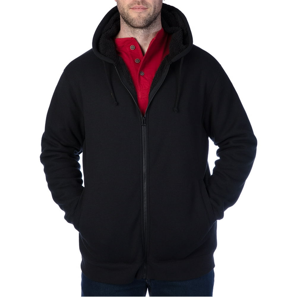 Smith's Workwear SherpaBonded Thermal Knit Hooded Jacket Walmart