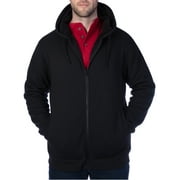 Sherpa-Bonded Thermal Knit Hooded Jacket