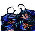 thumbnail image 5 of Hilor Womens 50's Retro Ruched Tankini Tops Ruffle Hem Swimsuit Tops Plus Size Swim Tops, 5 of 6