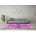 thumbnail image 3 of Ahgly Company Indoor Square Oriental Purple Traditional Area Rugs, 4' Square, 3 of 4