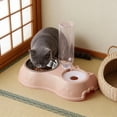 thumbnail image 4 of Stainless Steel Cat Bowls Elevated, Cat Food and Water Bowl Set, Cat Water Dispenser, 2-in-1 Stainless Steel Pet Bowl with Gravity Waterer for Small & Medium Cats & Dogs, 4 of 4