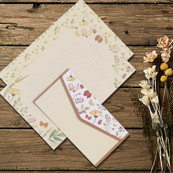 Student Letter And Envelope Set Exquisite Texture Gift Letter Love Letter Handwritten Manuscript Paper