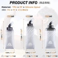 thumbnail image 2 of Botella de agua Azarxis Soft Flask plegable de TPU de 250 ml, paquete de 2, 2 of 9