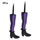thumbnail image 3 of Injueey 2PCS Halloween Witch Leg Lightweight Portable Hanging Garden Ornament Waterproof Stake Floor for Indoor Outdoor Decor Kits de decoración para fiestas, 3 of 6