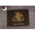 thumbnail image 4 of Darling Souvenir Personalized Engraved Laser Cut Wedding Guest Book Wooden Cover Sign-in Book Registry Guestbook Scrapbook-QU, 4 of 7