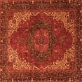 thumbnail image 1 of Ahgly Company Indoor Square Persian Orange Traditional Area Rugs, 8' Square, 1 of 4
