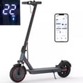 thumbnail image 1 of Restored Electric Scooter for Adults, 10 Inch Tires, 22 MPH Max Speed, 500W Motor, Digital LED display, Gray, 1 of 9