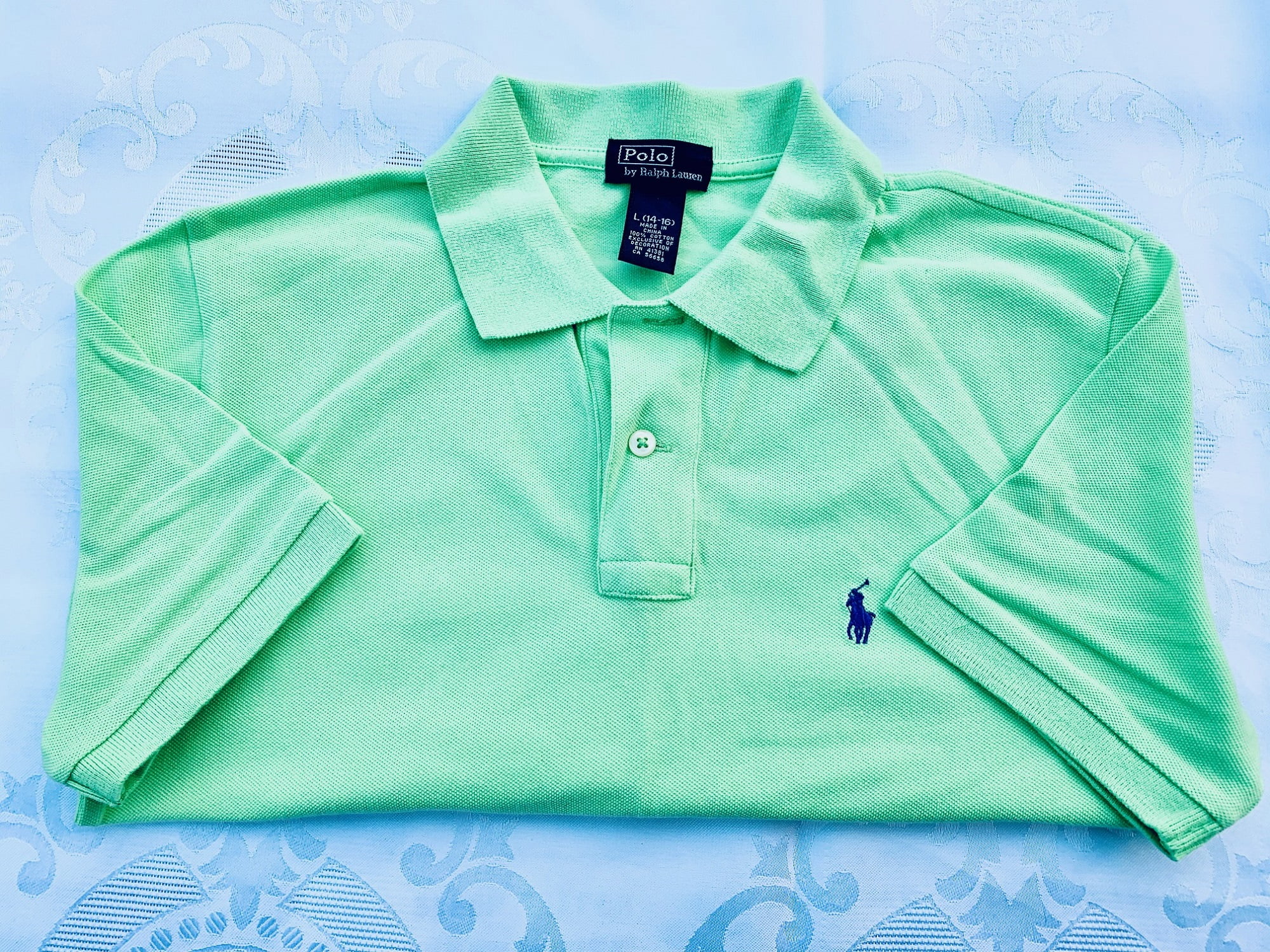 large polo shirt size