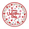 thumbnail image 2 of EGNMCR Valentine's Day Theme Party Tableware Set Disposable Decorative Tableware Paper Set disposable tableware, 2 of 6
