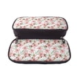 thumbnail image 5 of Lsque Lilies Flowers Printed Big Capacity PU Leather Pencil Case Large Pencil Pouch Stationery Pen Bag Pencil Holder for Teen, 5 of 6