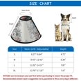 thumbnail image 3 of Save-Date-Card-Vintage-Pattern-with-Rose-Flowers Soft Cat Dog Recovery Collar Adjustable Cat Cone Wound Healing Protective After Surgery for Kitten and Small Dogs, 3 of 7