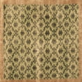 thumbnail image 1 of Ahgly Company Indoor Square Persian Brown Traditional Area Rugs, 6' Square, 1 of 4