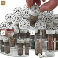 thumbnail image 5 of MEDca Monthly Pill Bottle Organizer - 31 Child-Proof Bottles, Acrylic Base, 5 of 9