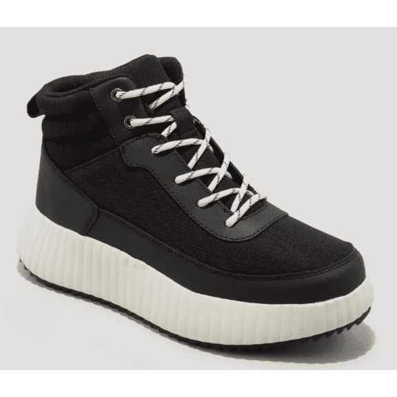 Platform Hiker Boots - Black - US 8