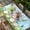 Blue Green, variant on Easter Table Cloths for 5 Foot Rectangle Tables, Spring Easter Eggs Bunny Teal Wooden Grain Patio Waterproof Elastic Fitted Tablecloths, Washable Rectangular Table Cover for Camping