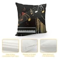 thumbnail image 4 of HENGT  Piano Throw Pillow Covers Soft Classic Music Themed Pillow Cases Cushion Covers for Living Room Bedroom Geometric Stripe Decorative Throw Pillowcases for Sofa Couch Chair, 4 of 5