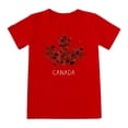 thumbnail image 3 of LUOGENLI Chemises Maxi pour Garçons Été Hauts Serrés pour Usage Quotidien Décontracté pour École et Activités Extérieures Col Rond Manches Courtes Rouge Taille 12-13 Ans, 3 of 4