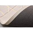 thumbnail image 2 of Lily Luxury Chinchilla Faux Fur Abstract Gilded Rectangular Area Rug, 2 of 7