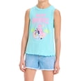 thumbnail image 2 of Bluey Girls Ruffle Bottom Tank Top, Sizes 4-14, 2 of 6