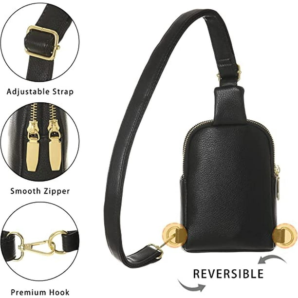 Plain leather crossbody bag shop