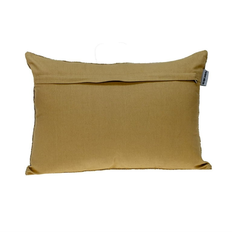 Shimmering Metallic Gold Beaded Luxury Throw Pillow Walmart
