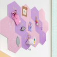thumbnail image 3 of Felt Board, Felt Memo Board Notice Board Felt Pin Board Tiles with Push Pins for Home Office Classroom Wall Decal Creative Decor, 3 of 6