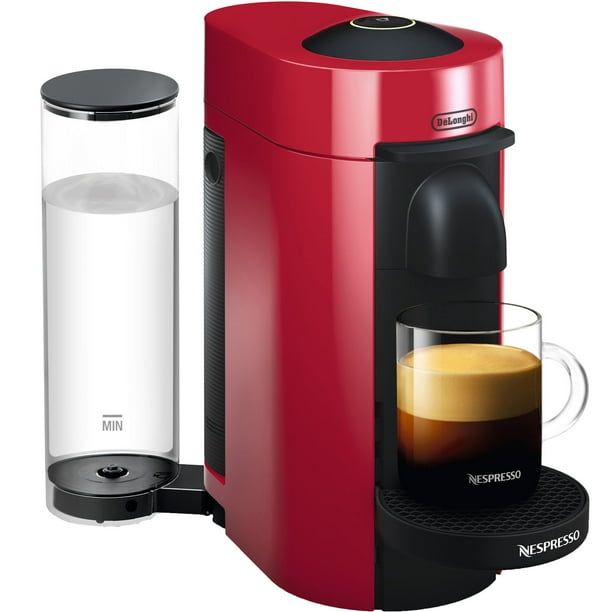 Nespresso Vertuoplus Coffee And Espresso Maker By De Longhi Cherry Red Walmart Com Walmart Com