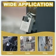thumbnail image 7 of Uxcell Stainless Steel Padlocks, High-Security Padlock Keyed Different Shrouded Pad Locks Harden Shackle with Keys 1-7/8", 7 of 7