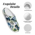 thumbnail image 5 of KLL Game All Day Pattern Adult Unisex Cozy Slippers,Fuzzy Slip-on Slippers TPR Sole Slippers Comfort Plush Home Footwear for Indoor & Outdoor-46/47, 5 of 7
