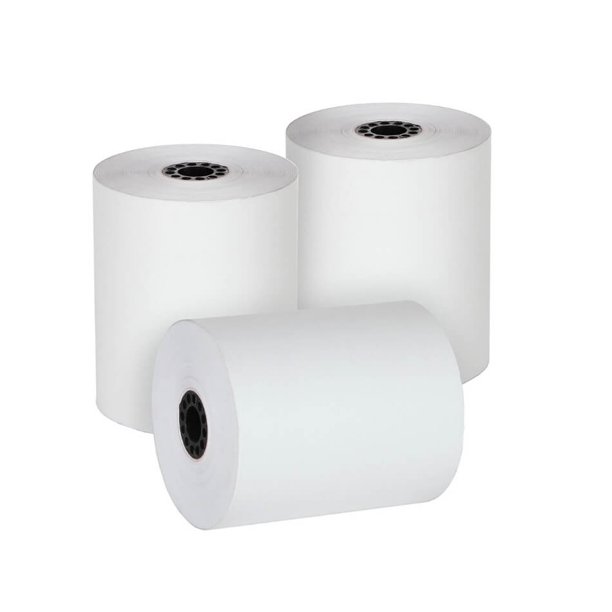 Pack 15 Rollos Térmicos 57x40 PCTECMX Impresora 58mm Color Negro