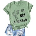 thumbnail image 1 of YourTops T-Shirt Femme Pas un Câlin Cactus, 1 of 2