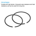 thumbnail image 4 of Uxcell 2Pack Piston Ring Set Standard Size Fit for Chainsaw Replace Part 42.5x1.2mm, 4 of 5
