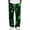 Army Green, variant on Satingcolo Men's Pajama Pants Halloween Pants With Pockets Pumpkin Bat Print Pants For Men Elastic Jogging Pants