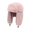 thumbnail image 2 of Eltusu Women Beanie Hat with Ear Flaps, Soft Winter Windproof Comfort Thermal Hats Pink Size Free Size, 2 of 3